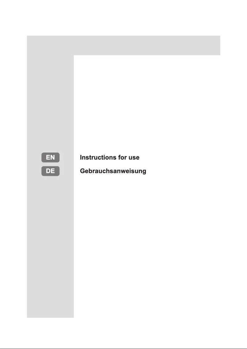 Page n°1 - Manuel utilisateur Bauknecht KVIE 500 A++