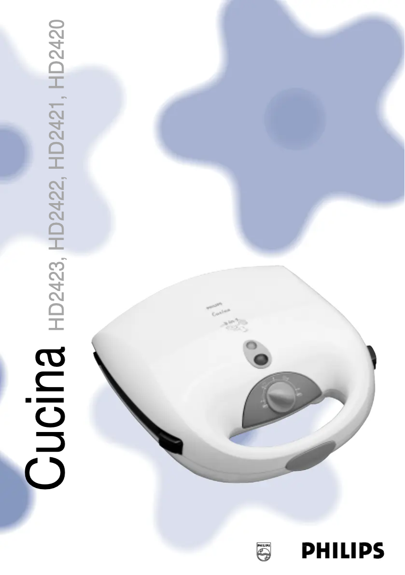 Imagen de la primera página del manual del dispositivo Cucina 3 in 1 HD2420