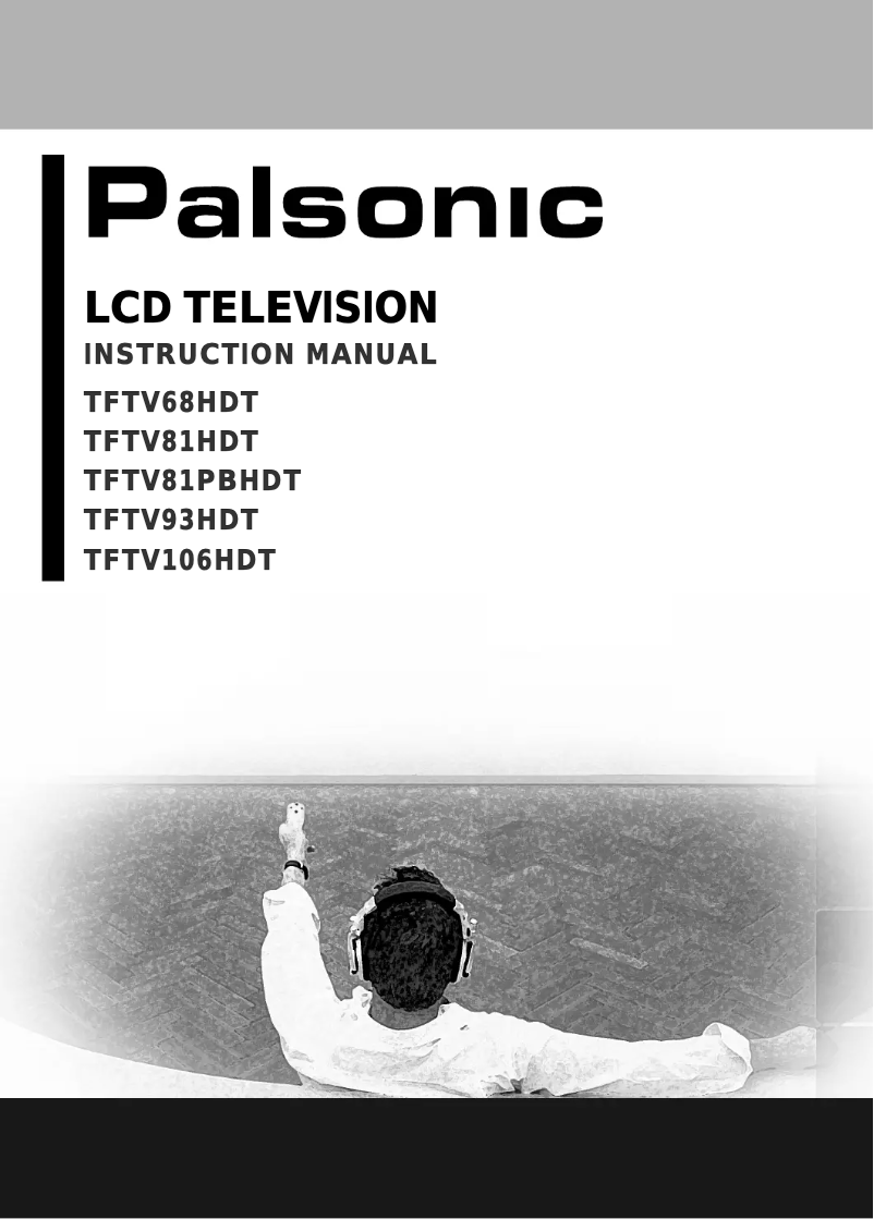 Page 1 de la notice Manuel utilisateur Palsonic TFTV106HDT