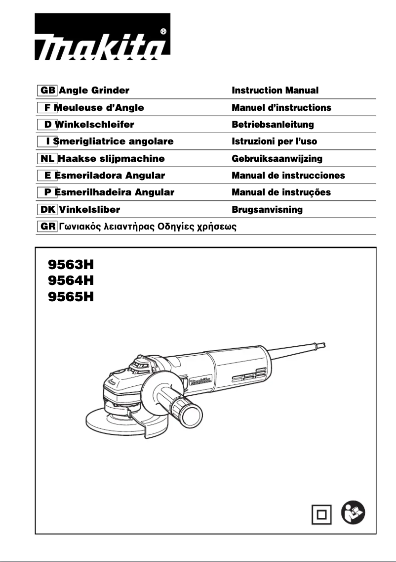 Page 1 de la notice Manuel utilisateur Makita 9565H