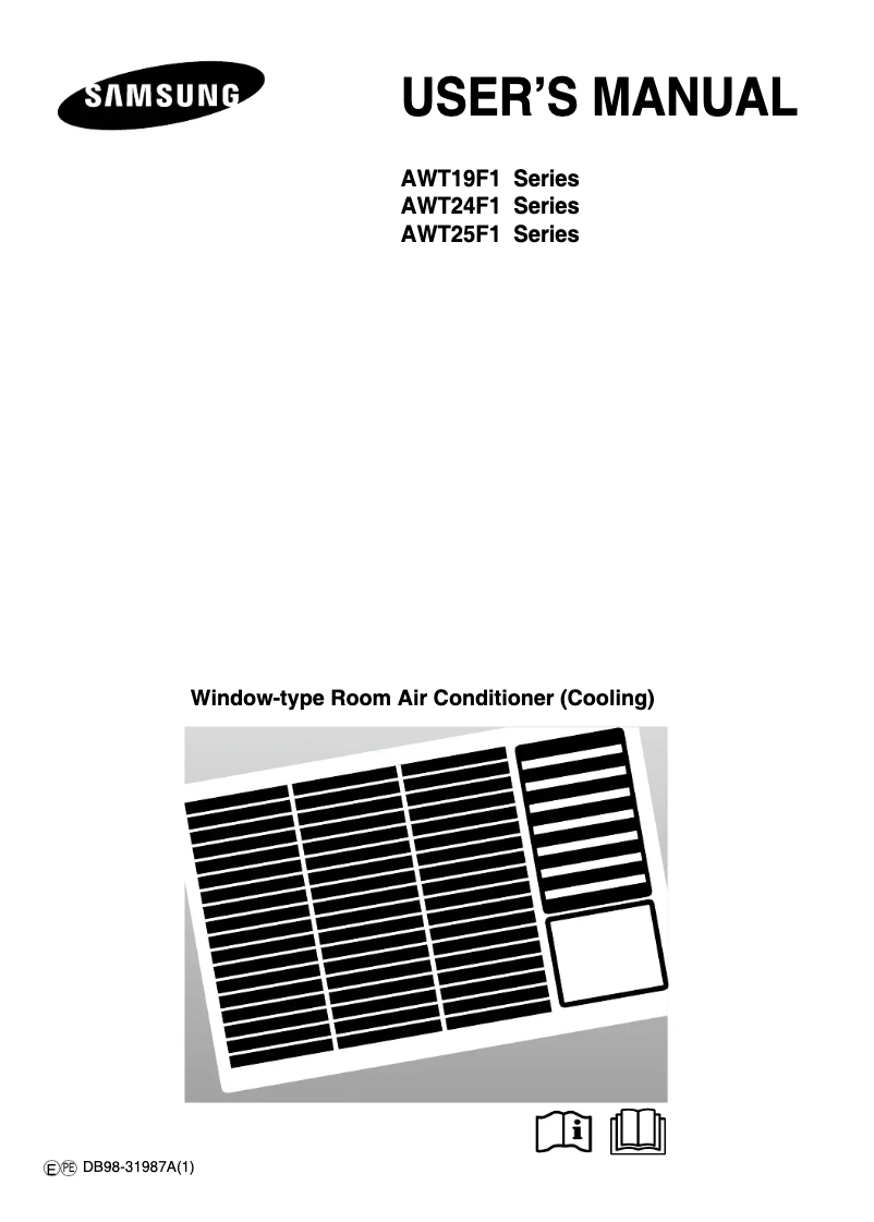 Page 1 de la notice Manuel utilisateur Samsung AWT19F1B