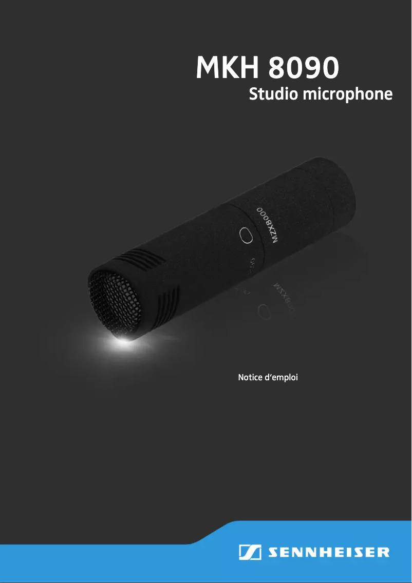 Page n°1 - Manuel utilisateur Sennheiser MKH 8090