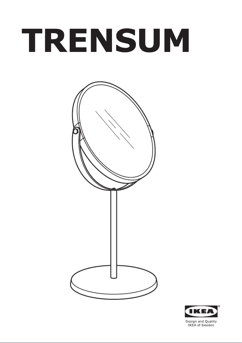 Image de la première page du manuel de l'appareil TRENSUM 245.244.85