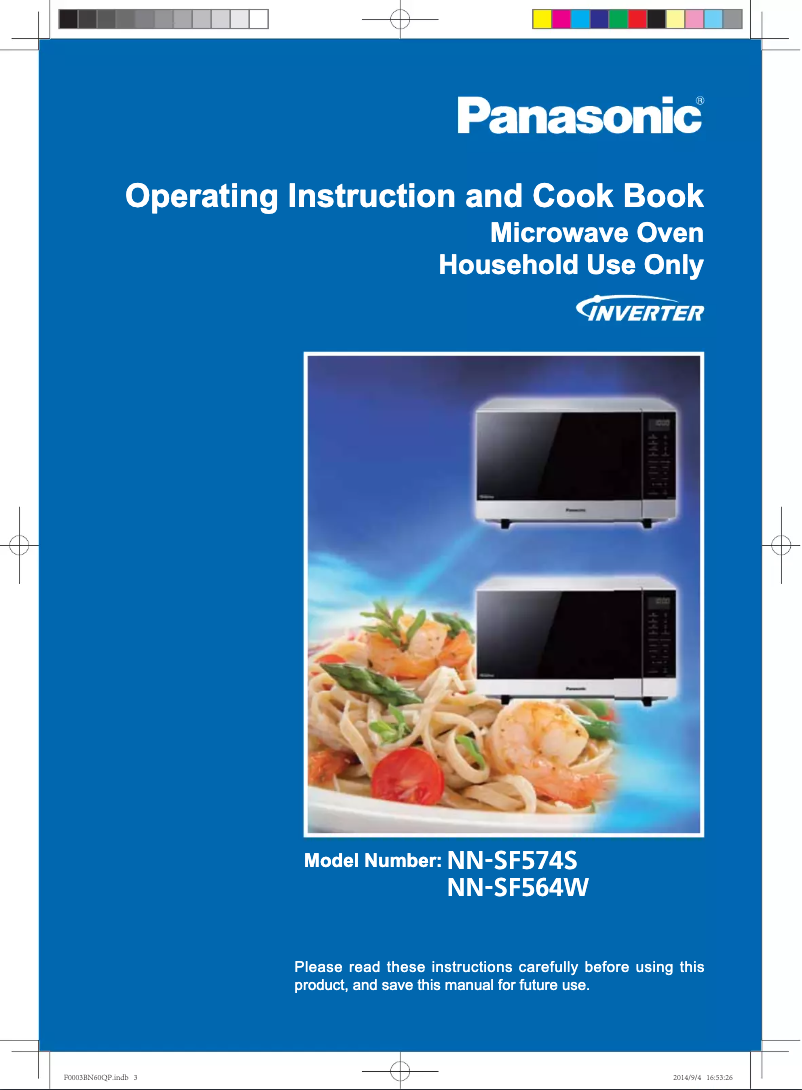 Page 1 de la notice Manuel utilisateur Panasonic Inverter NN-SF564W