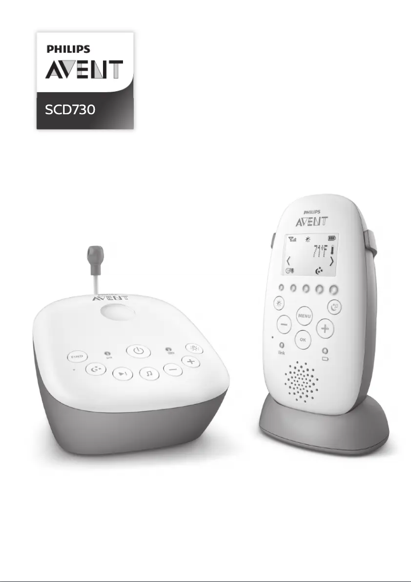 Image de la première page du manuel de l'appareil AVENT SCD730