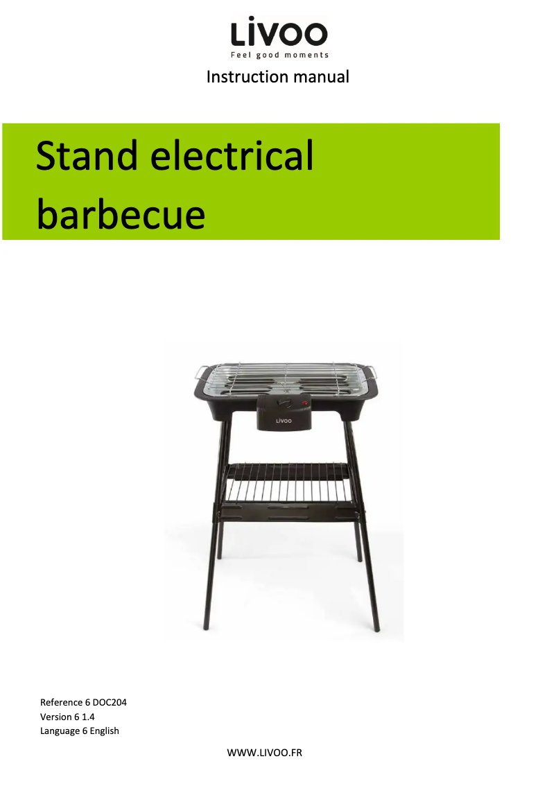 Image de la première page du manuel de l'appareil DOC204