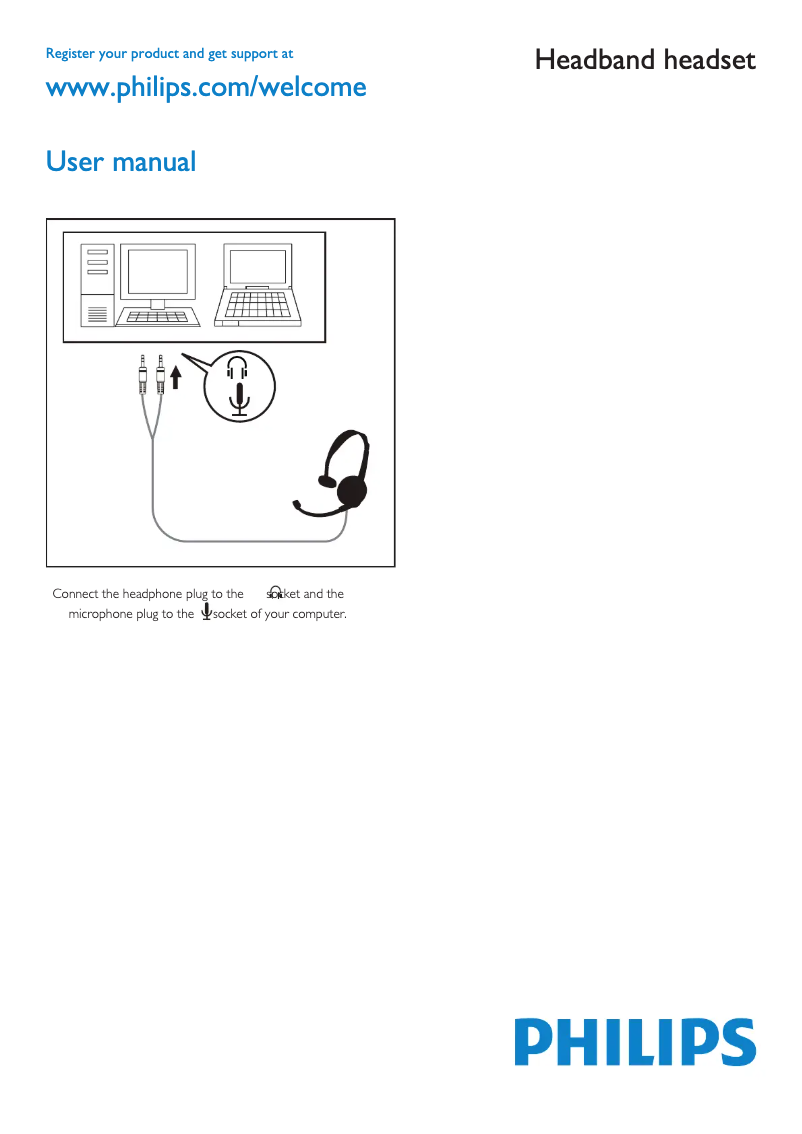 Page 1 de la notice Mode d'emploi Philips SHM2000U