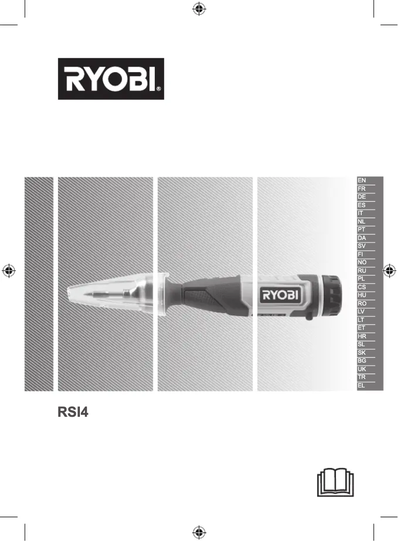Page n°1 - Manuel utilisateur RYOBI One+ RSI4