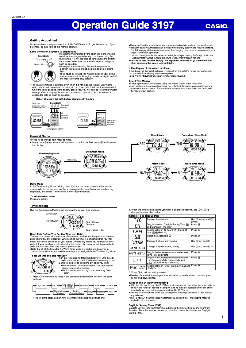 Image de la première page du manuel de l'appareil LW-S200H-2AEF
