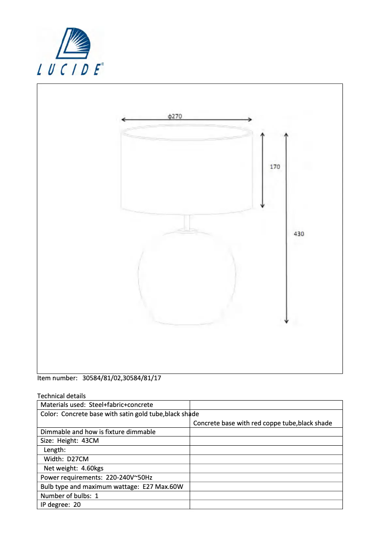 Image de la première page du manuel de l'appareil Mimi 30584/81/02
