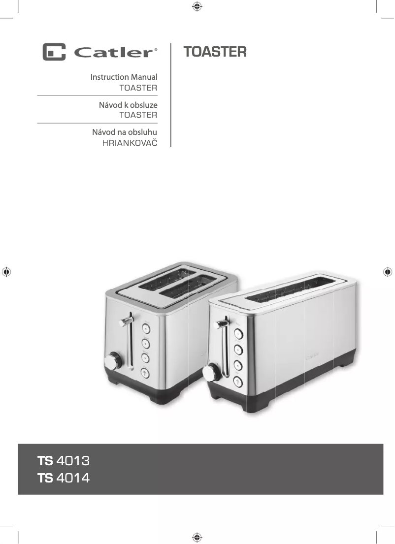 Image de la première page du manuel de l'appareil TS 4013