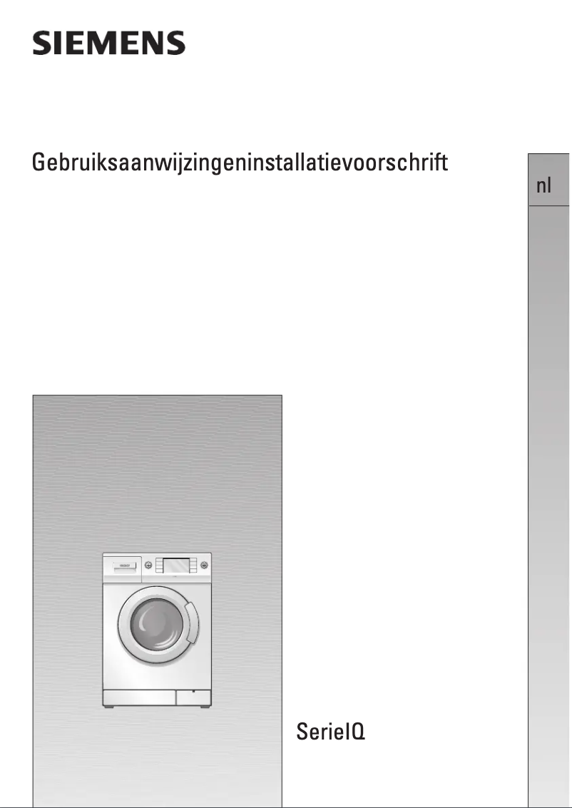 Page n°1 - Manuel utilisateur Siemens WIQ1432
