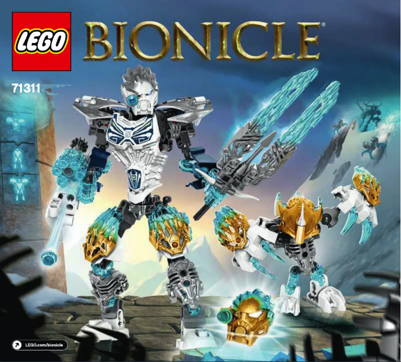 Page n°1 - Manuel utilisateur Lego Bionicle 71311