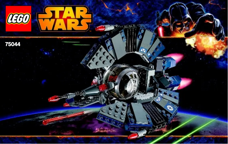 Page 1 de la notice Manuel utilisateur Lego Star Wars 75044