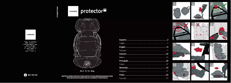 Page 1 de la notice Manuel utilisateur Casualplay Protector Fix