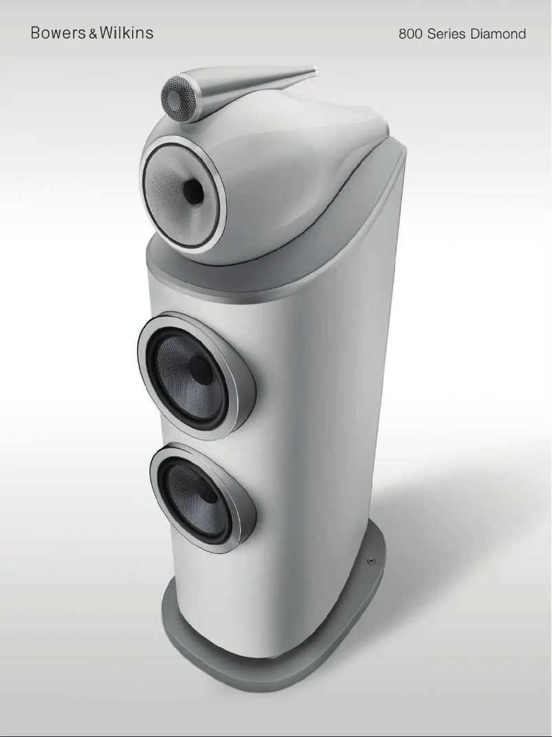 Página 1 del manual Folleto Bowers & Wilkins 802 D4