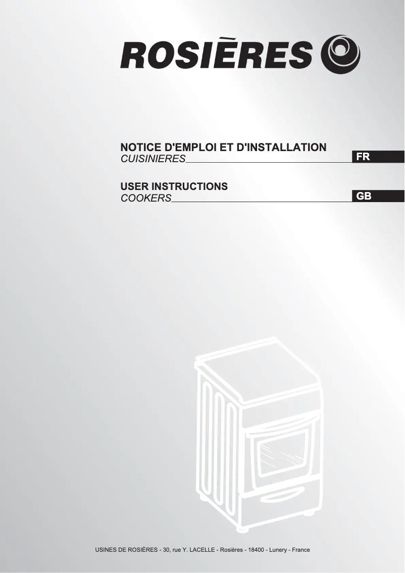 Page n°1 - Manuel utilisateur Rosieres RCM6972RB