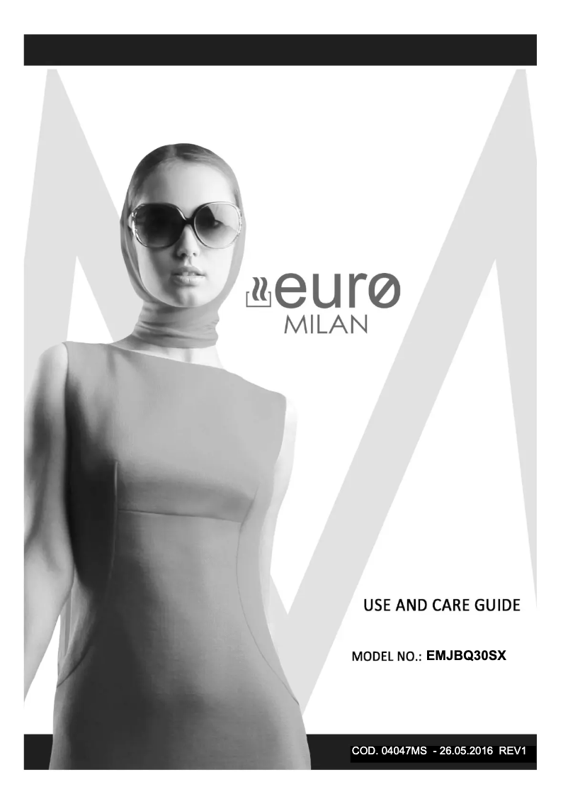 Image de la première page du manuel de l'appareil EMJBQ30SX