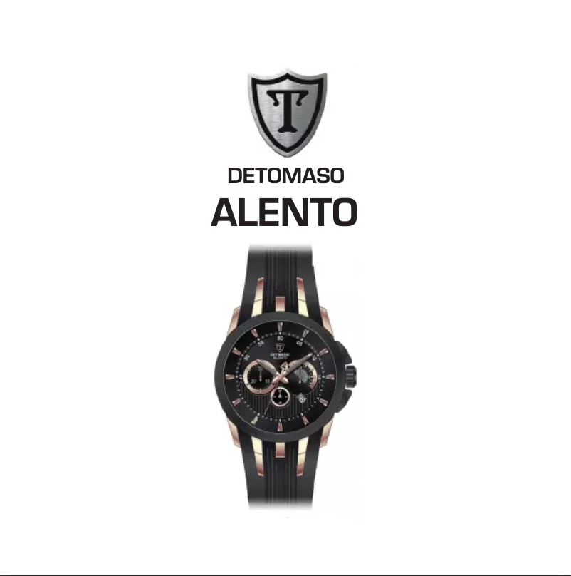 Page n°1 - Manuel utilisateur Detomaso Alento