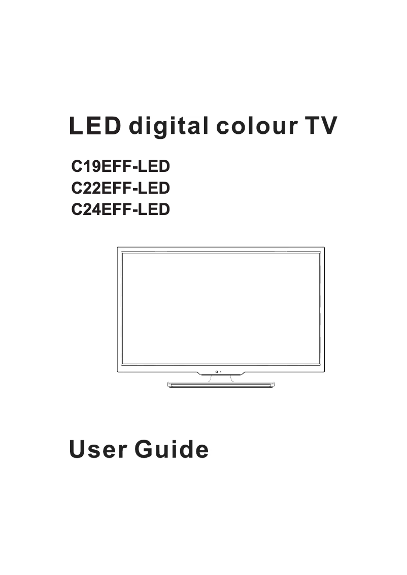 Image de la première page du manuel de l'appareil C22EFF