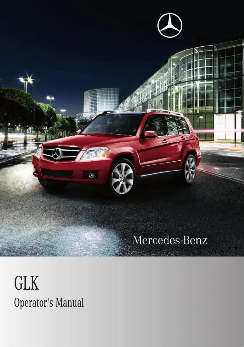 Página 1 del manual Manual de usuario Mercedes-Benz GLK-Class (2011)