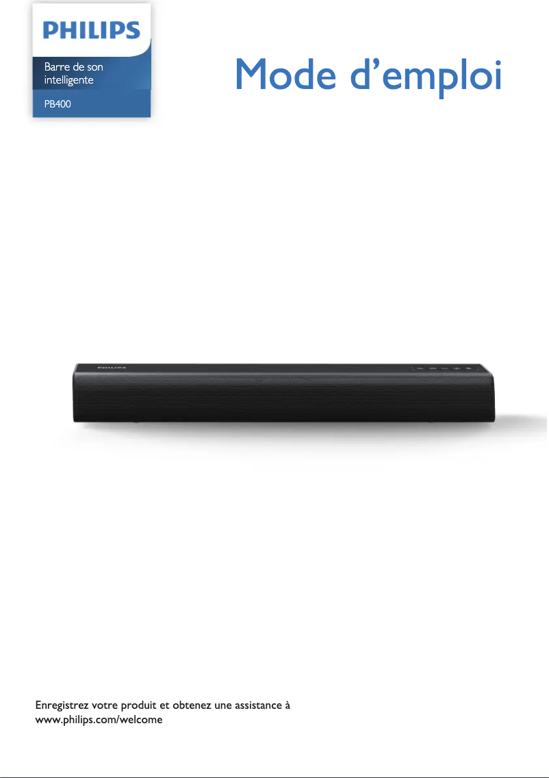 Page n°1 - Manuel utilisateur Philips TAPB400