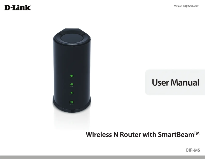 Image de la première page du manuel de l'appareil DIR-645