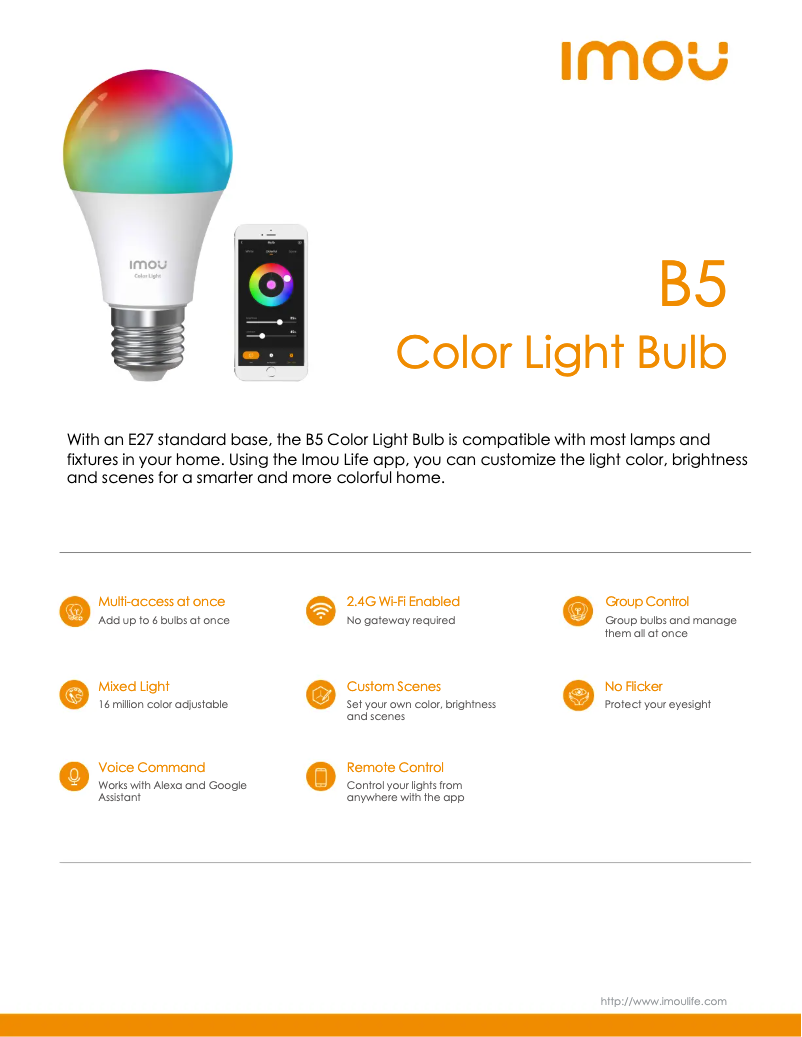 Página 1 del manual Manual de usuario Imou B5