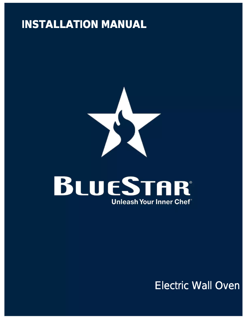 Page n°1 - Manuel utilisateur BlueStar BSEWO30SDV2