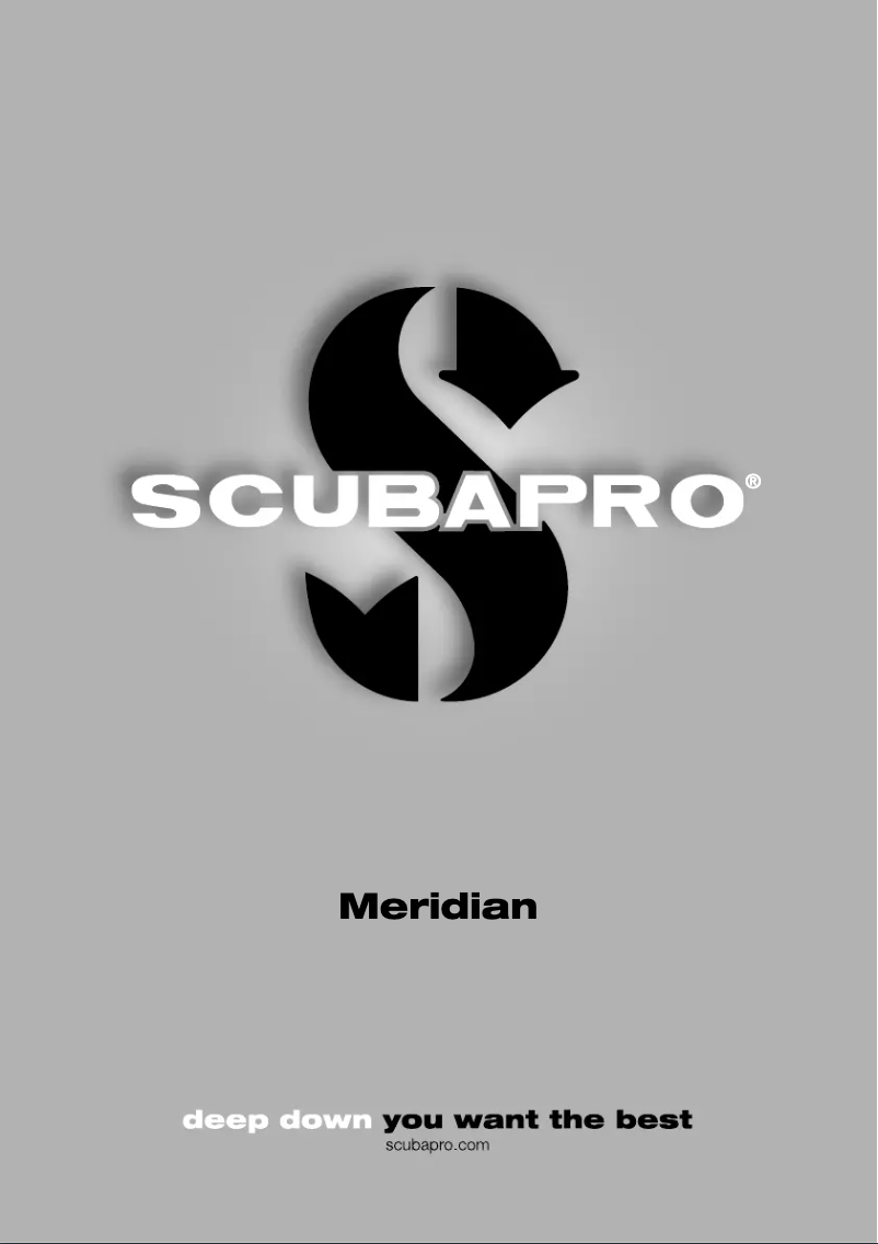 Image de la première page du manuel de l'appareil MERIDIAN