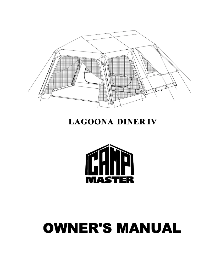 Página 1 del manual Manual de usuario Camp Master Lagoona Diner IV