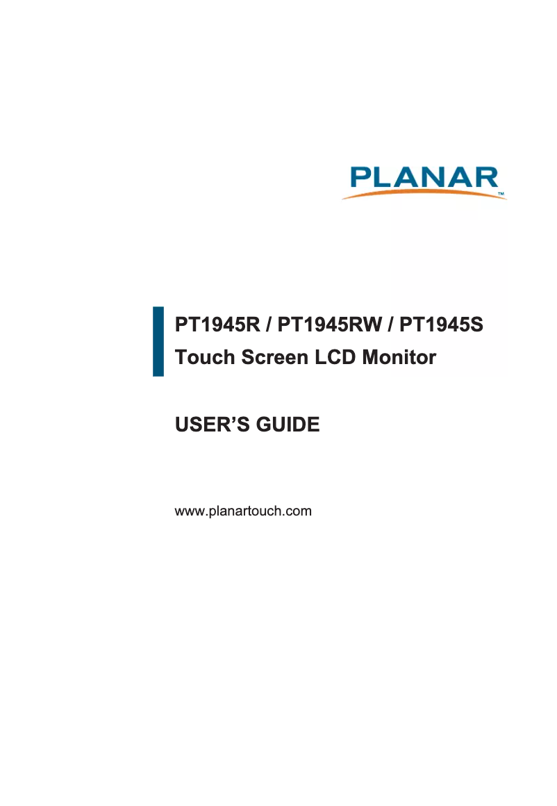 Page 1 de la notice Manuel utilisateur Plantronics PT1945RW
