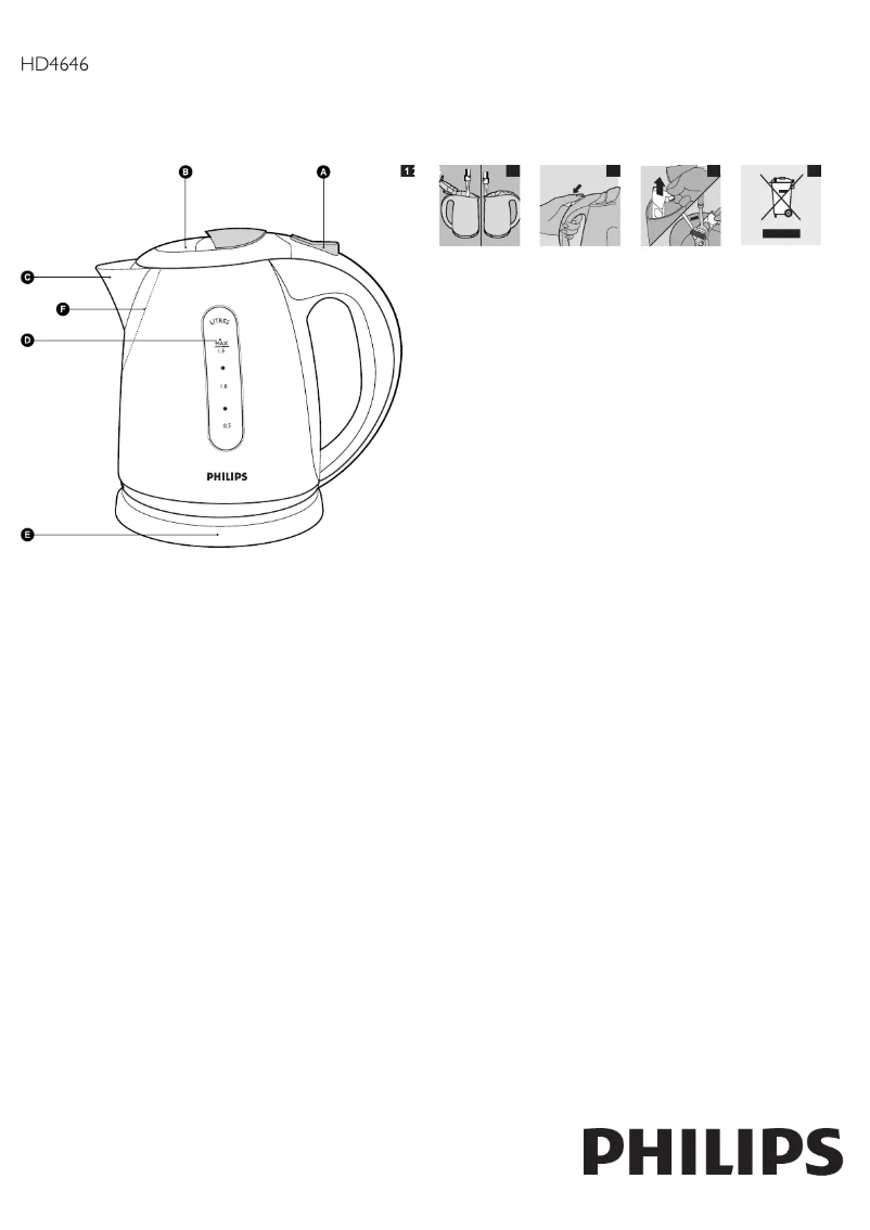Página 1 del manual Manual de usuario Philips Daily Collection HD4646