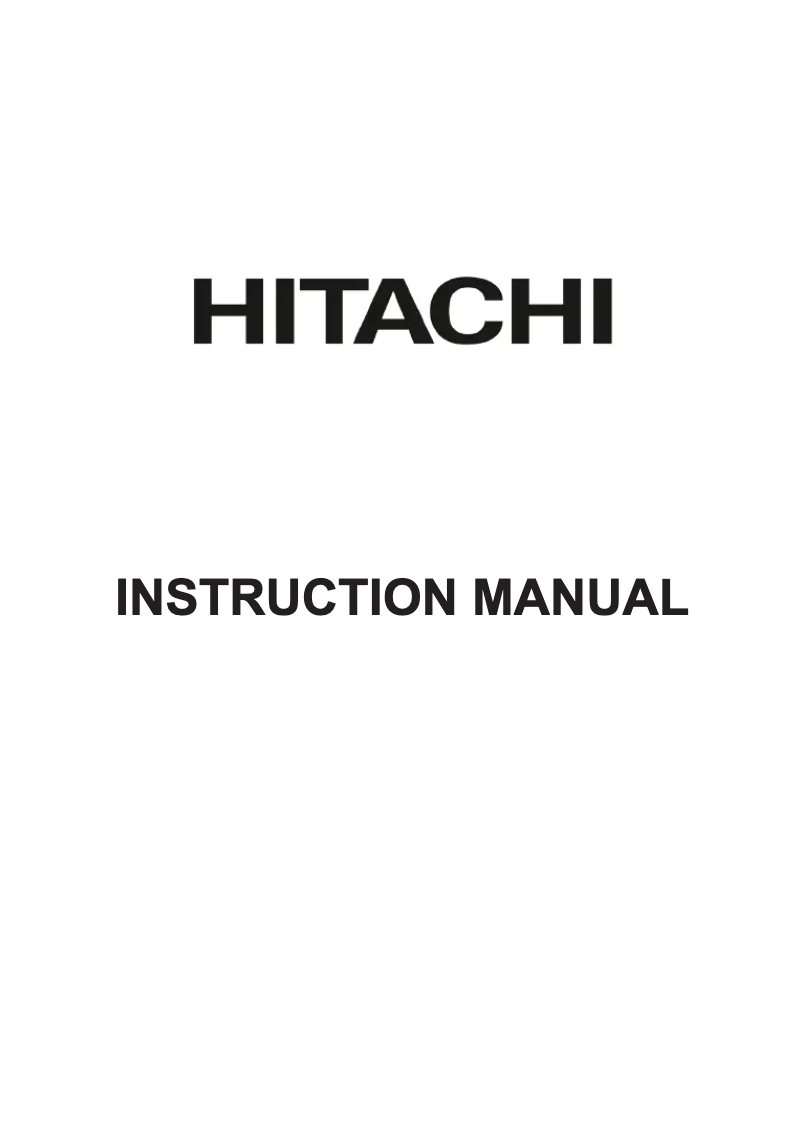 Page 1 de la notice Manuel utilisateur Hitachi 32HAE2252