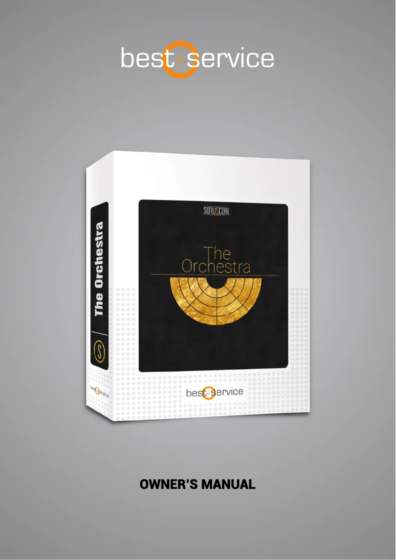 Página 1 del manual Manual de usuario Best Service The Orchestra