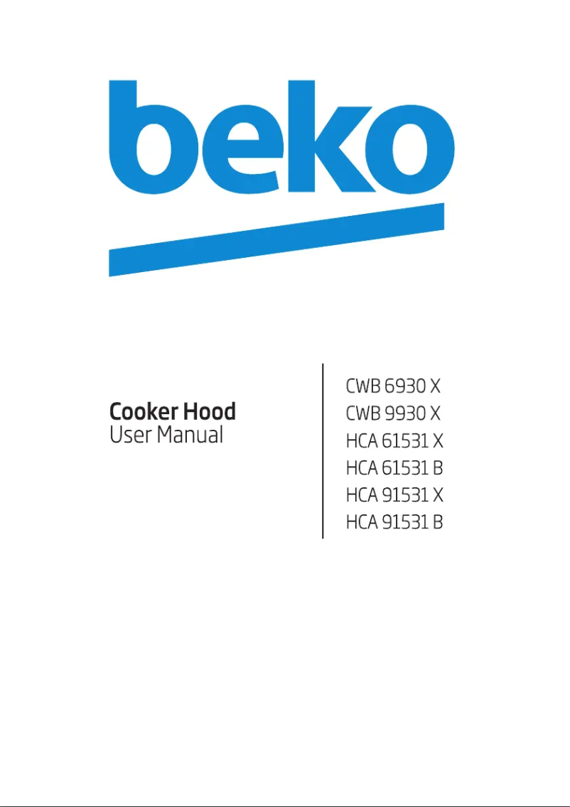 Page n°1 - Manuel utilisateur Beko HCA91531B