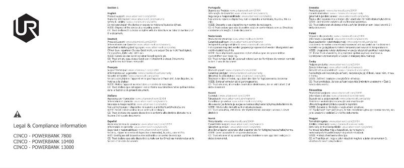 Page 1 de la notice Manuel utilisateur Trust Cinko 10400