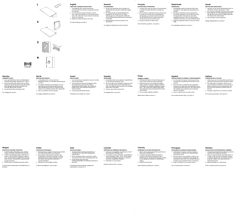 Page 1 de la notice Manuel utilisateur Ikea FARDAL 303.306.12