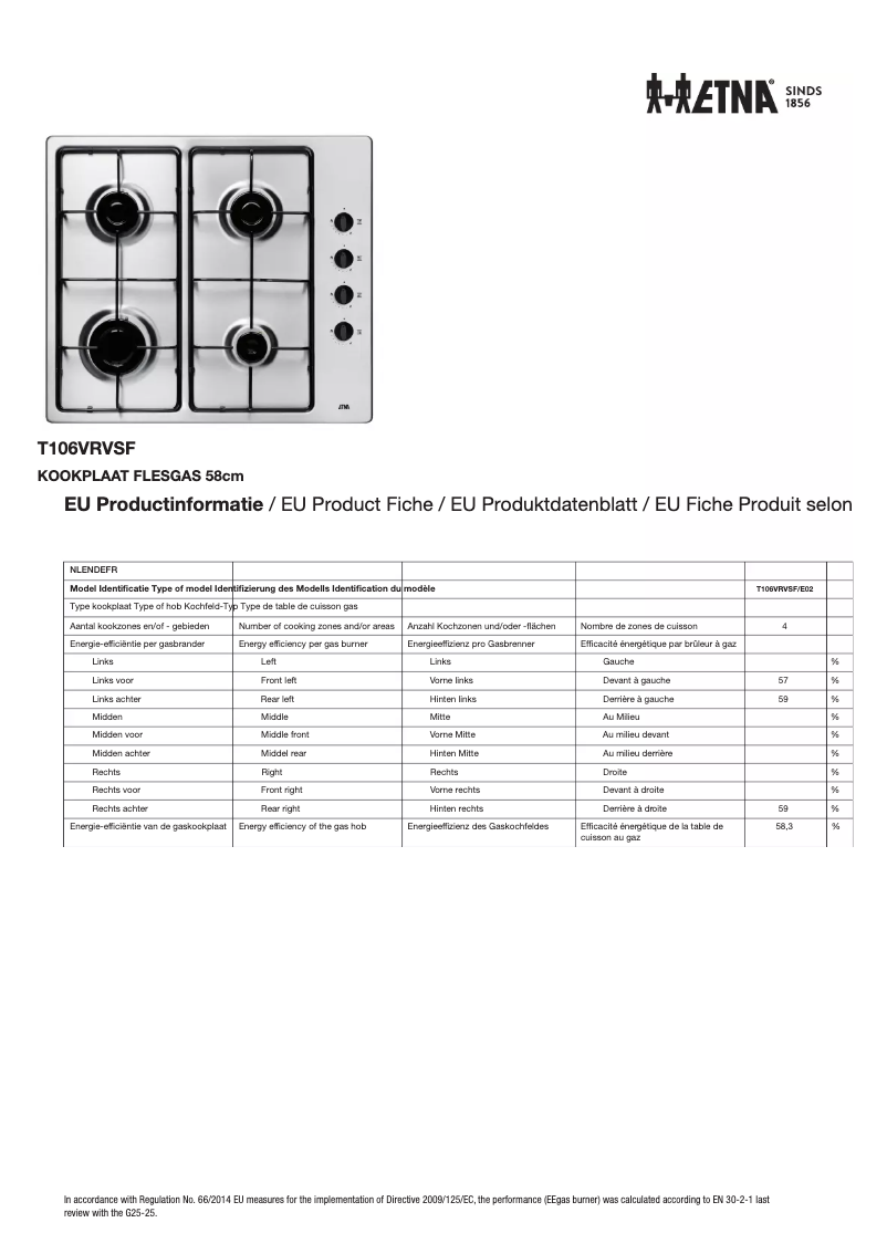 Image de la première page du manuel de l'appareil T106VRVSF