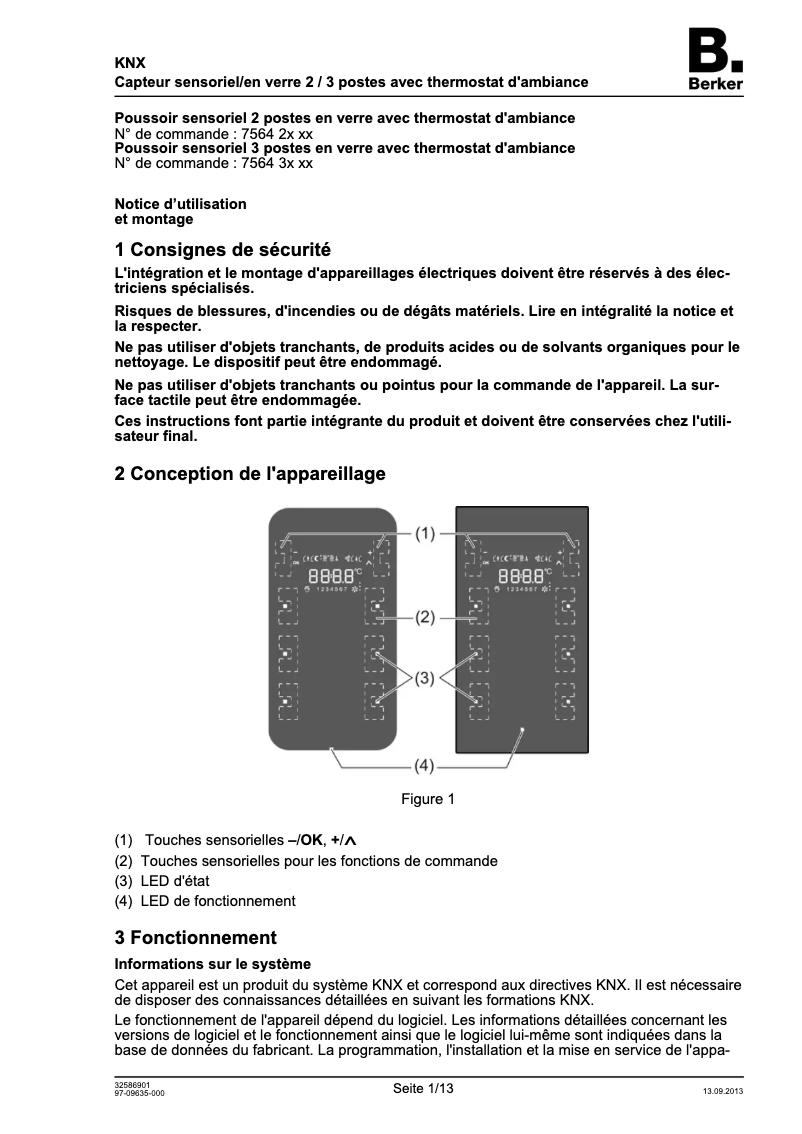 Page n°1 - Guide d'installation Hager 75643060