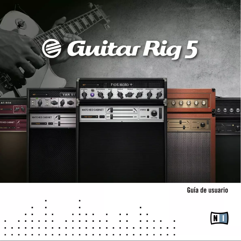 Página 1 del manual Manual de usuario Native Instruments Guitar Rig 5