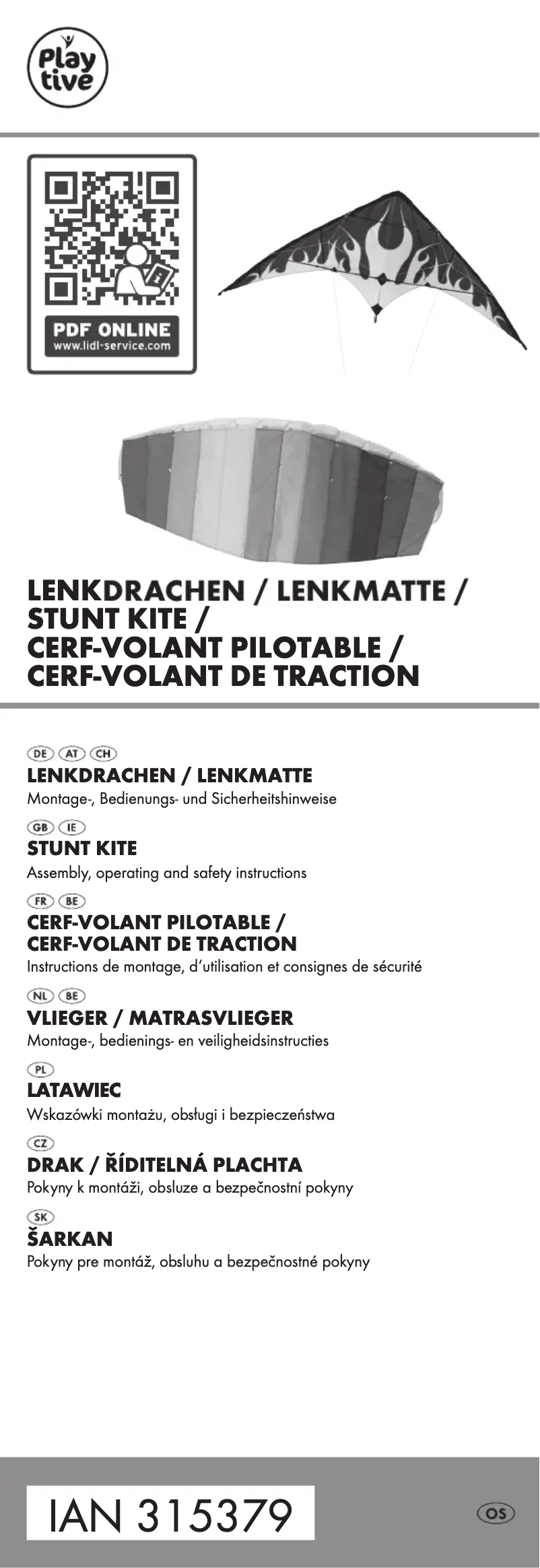 Page 1 de la notice Manuel utilisateur Playtive HG03628