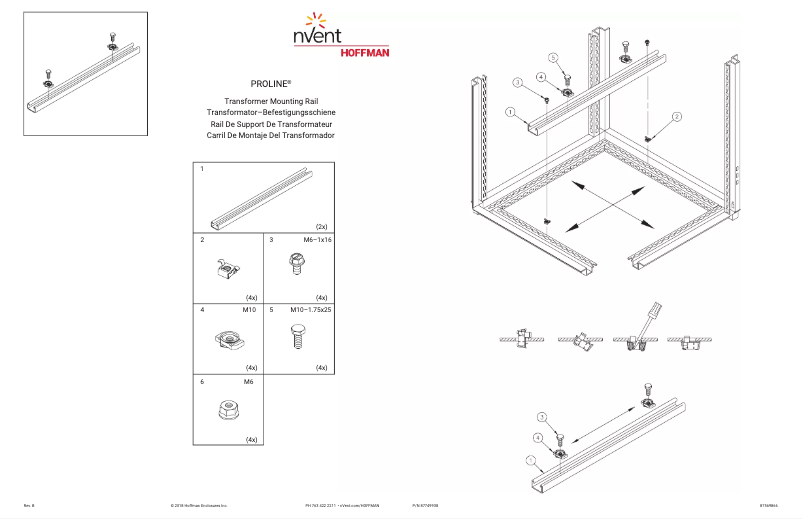 Page 1 de la notice Manuel utilisateur Hoffman PTR6