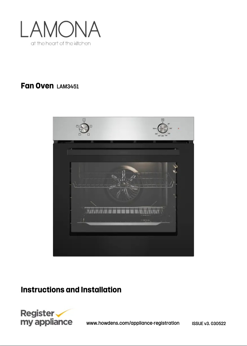 Image de la première page du manuel de l'appareil LAM3451