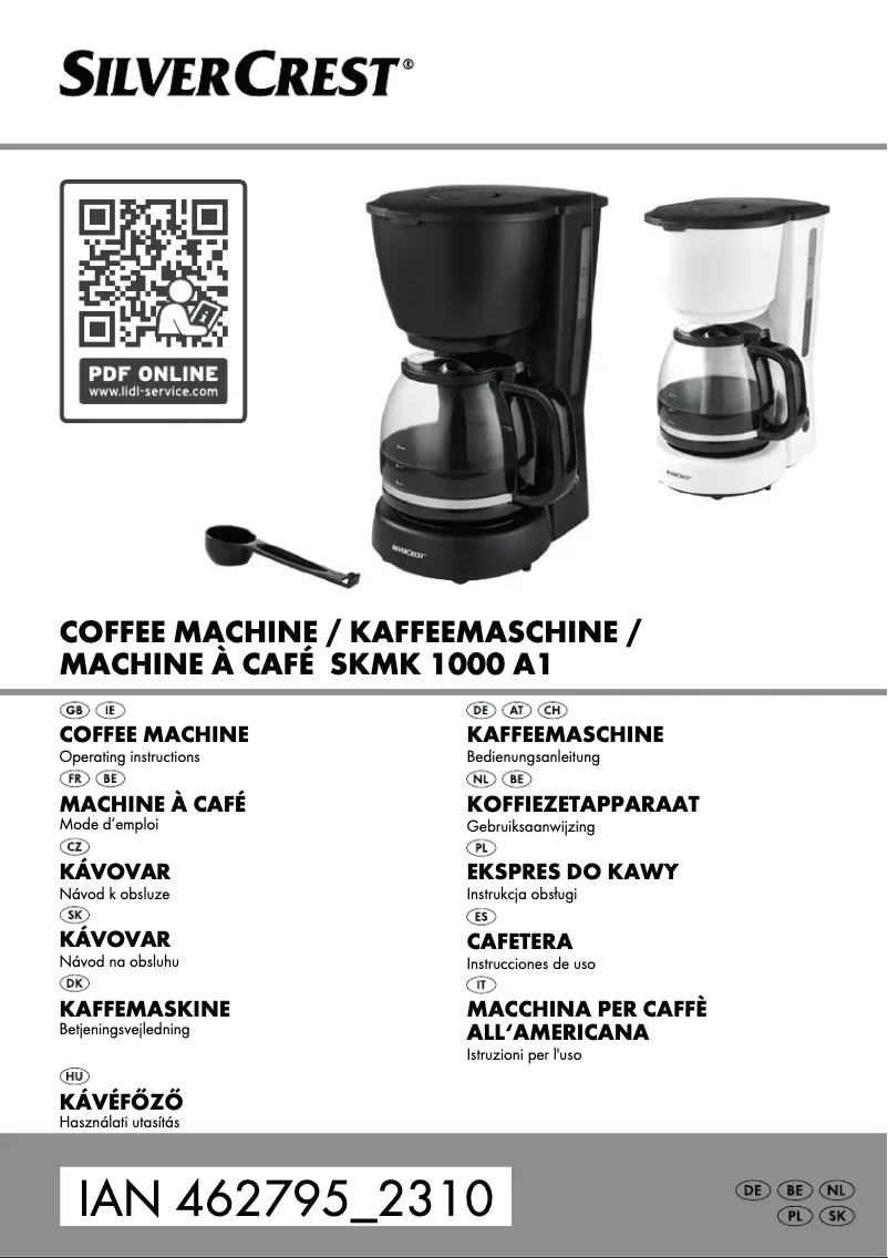 Image de la première page du manuel de l'appareil SKMK 1000 A1