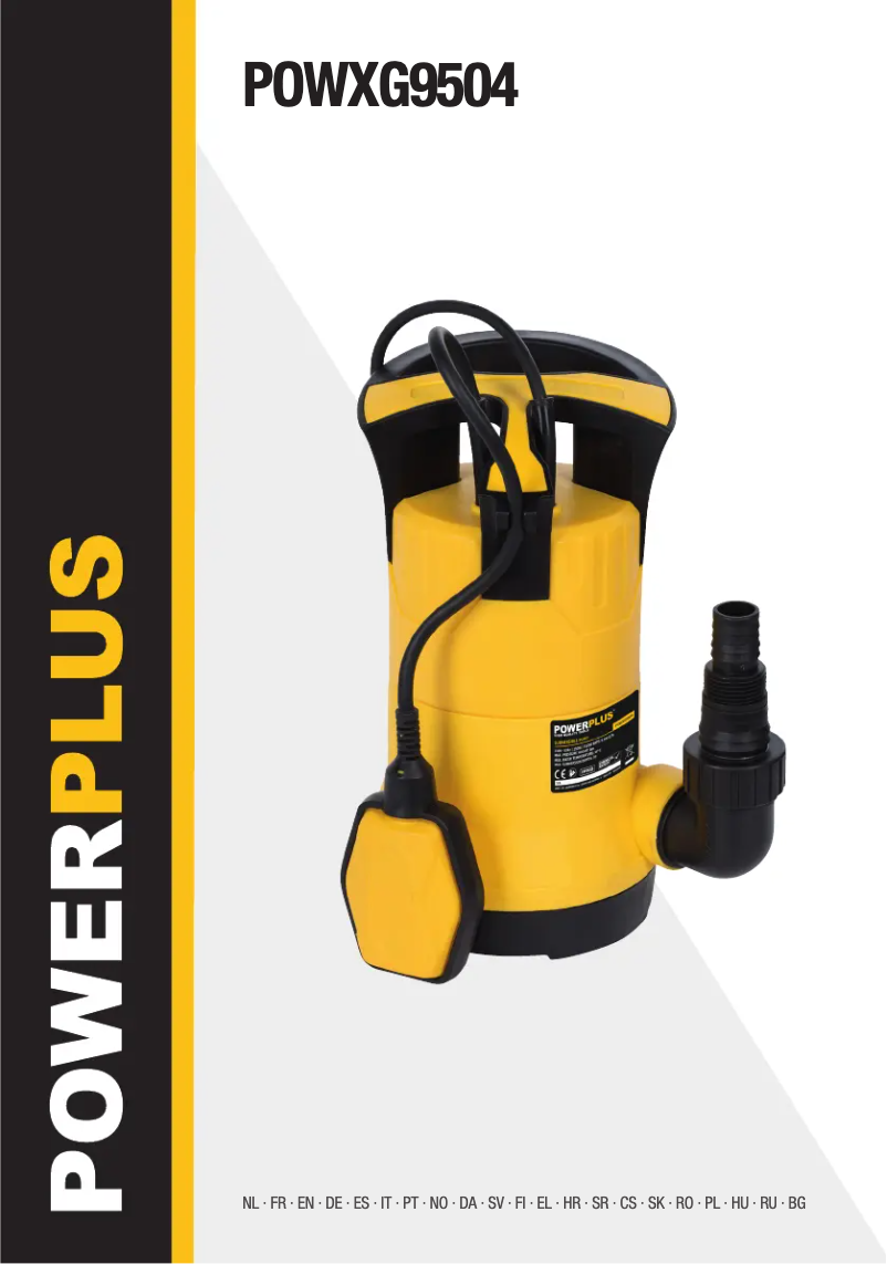 Page n°1 - Manuel utilisateur PowerPlus POWXG9504