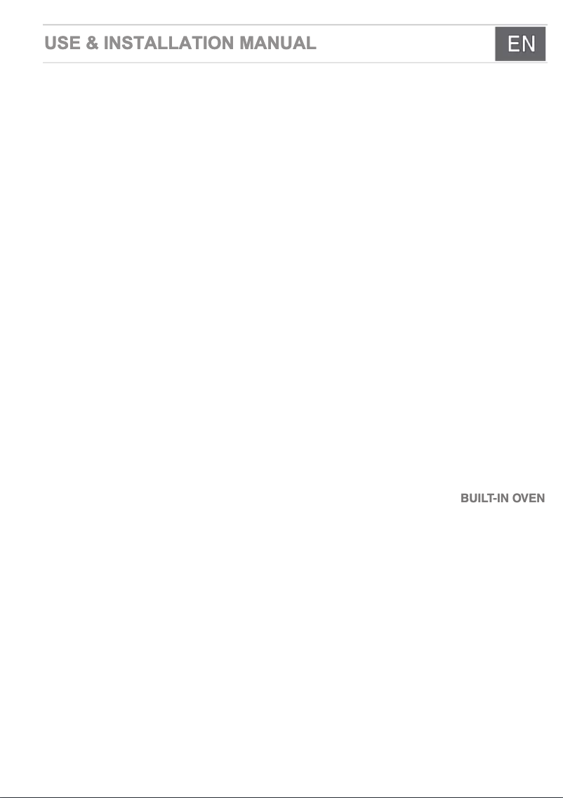 Page 1 de la notice Manuel utilisateur Smeg SOA330X1