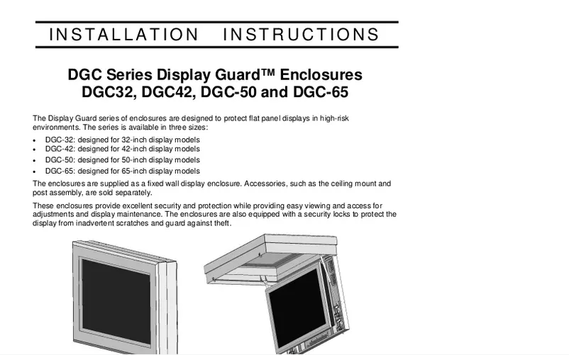 Page 1 de la notice Manuel utilisateur Chief DGC65S