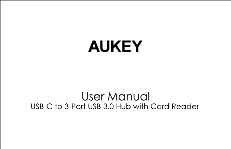 Page 1 de la notice Manuel utilisateur Aukey LT-SL1