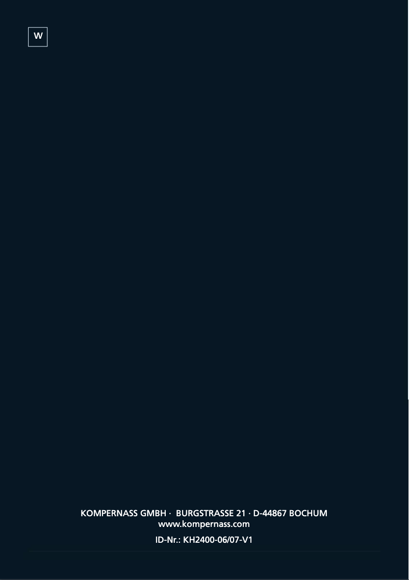 Page 1 de la notice Manuel utilisateur Lervia KH 2400